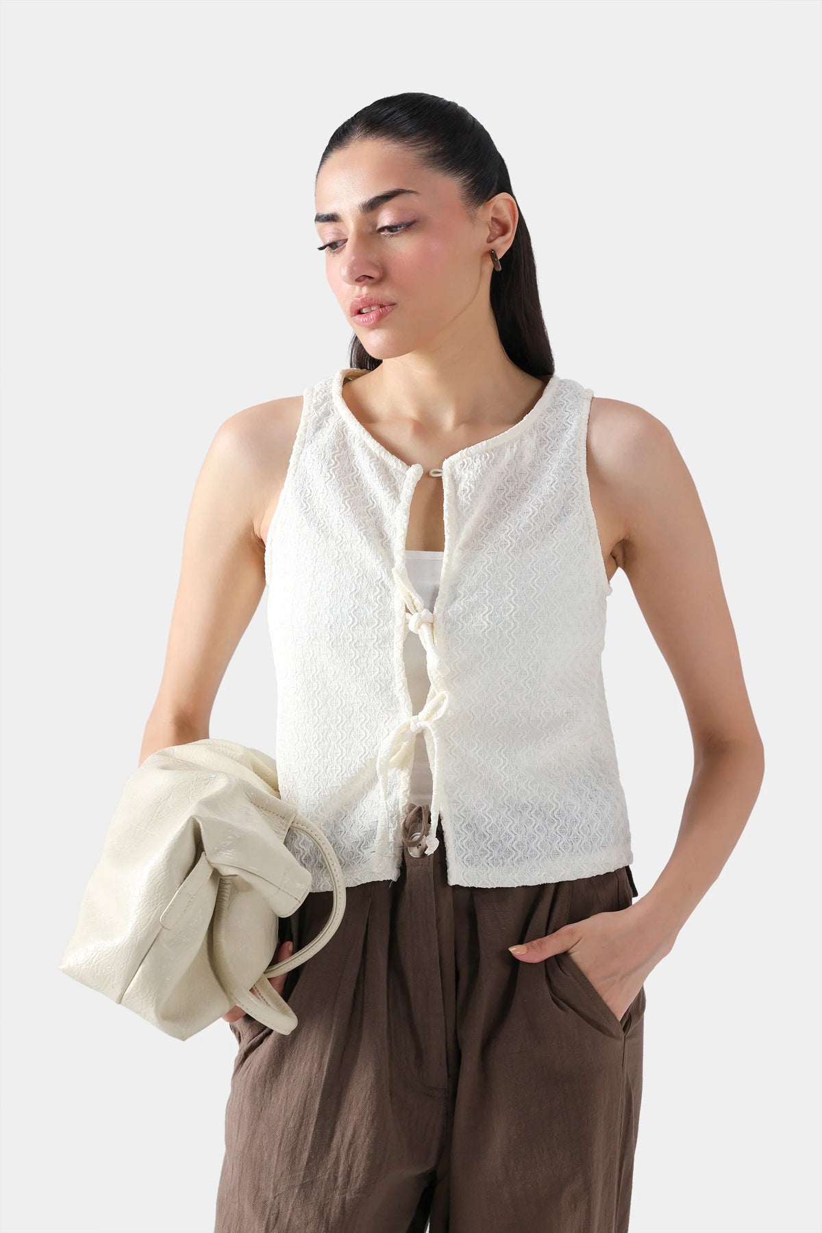 Front Tie Top - Cougar Clothing