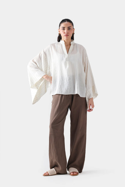 Pin Striped Kimono - Cougar Clothing