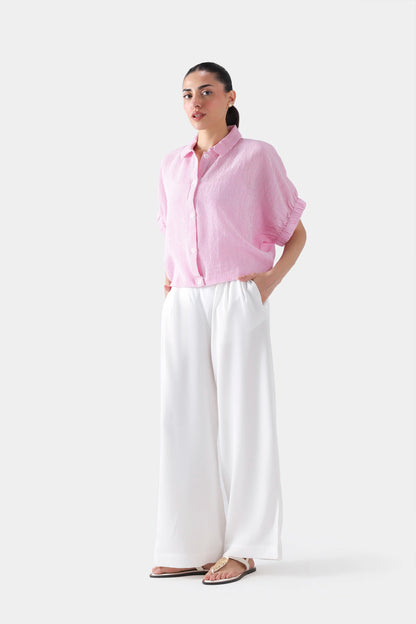Kimono Shirt With Elasticated Sleeves - Cougar Clothing