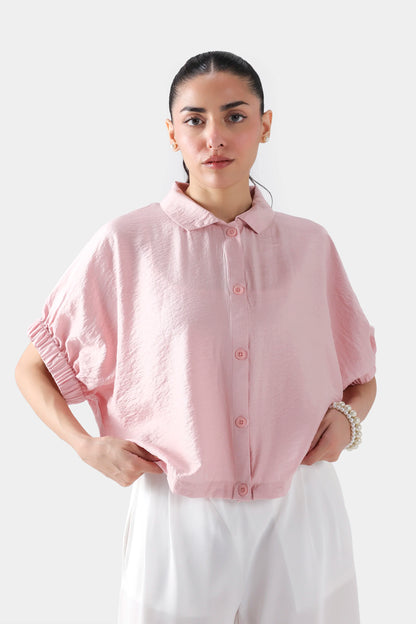 Kimono Shirt With Elasticated Sleeves - Cougar Clothing