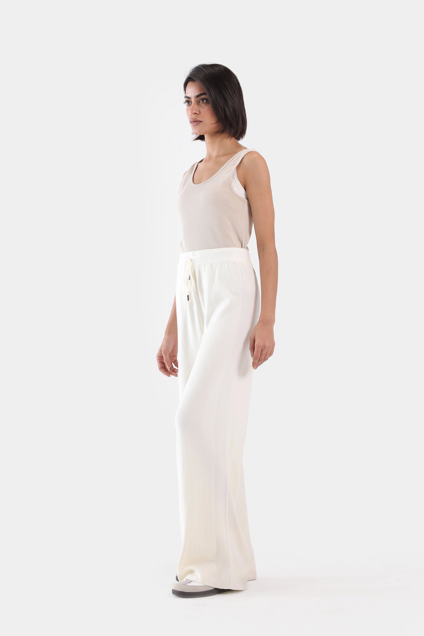 Soft Yarn Blend Knit Trousers - Cougar Clothing