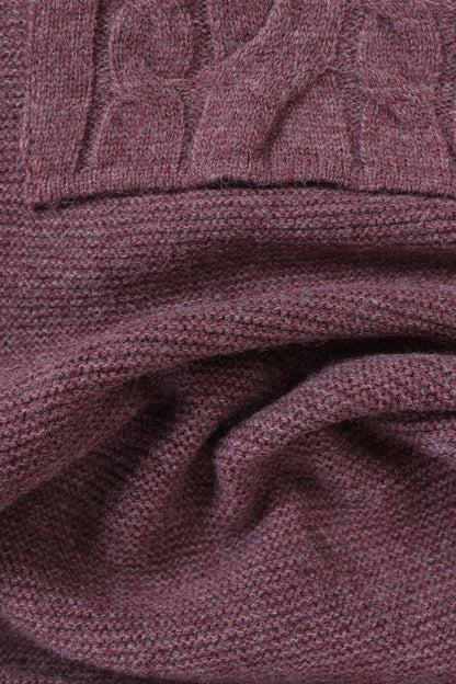 Patch Pocket Knit Scarf