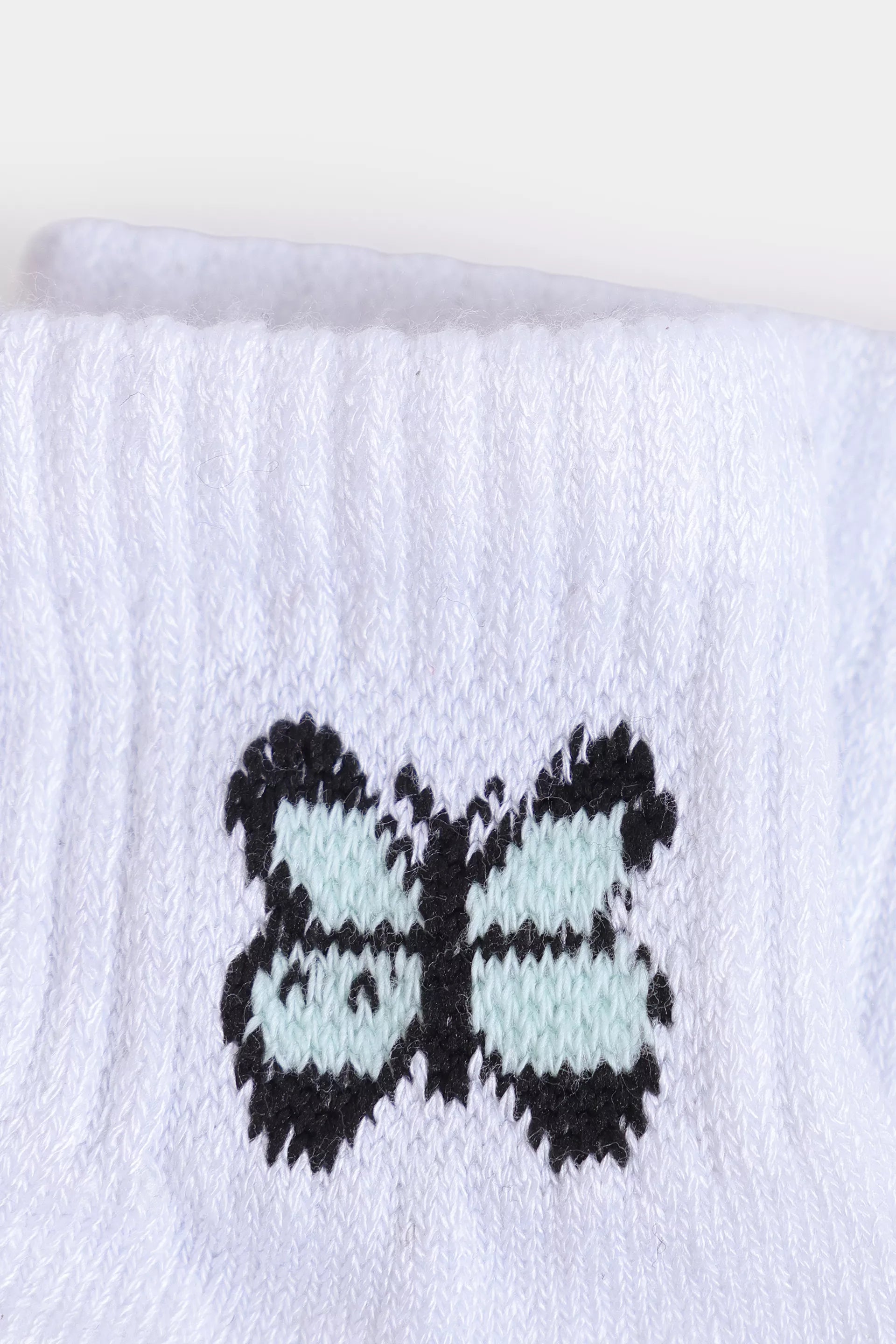 Pack of 3 Butterfly Short Crew Socks - Cougar Clothing