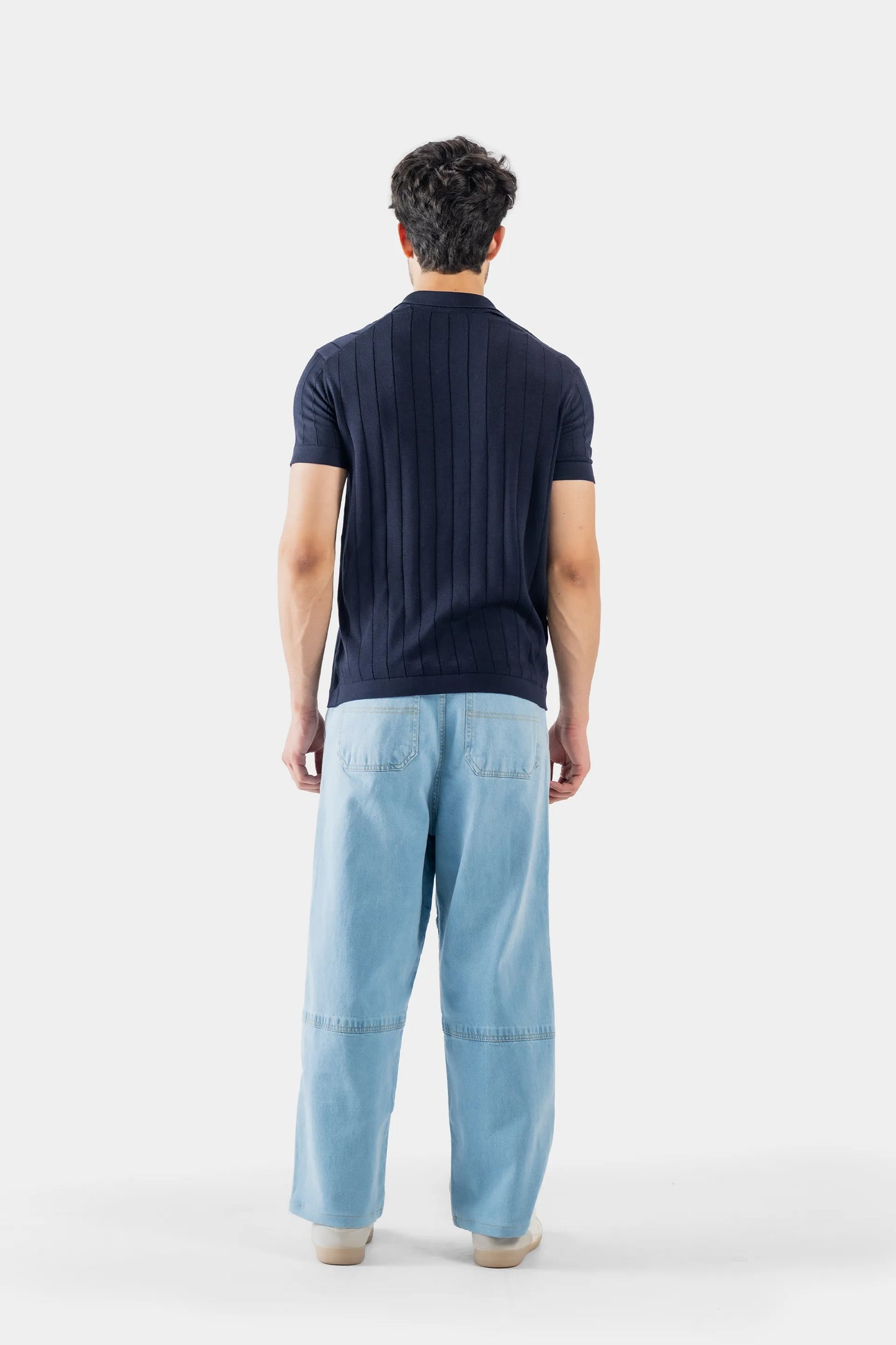 Johnny Collar Rib Knit Polo - Cougar Clothing
