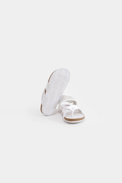 Ditsy Footbed Sandals - Cougar Clothing