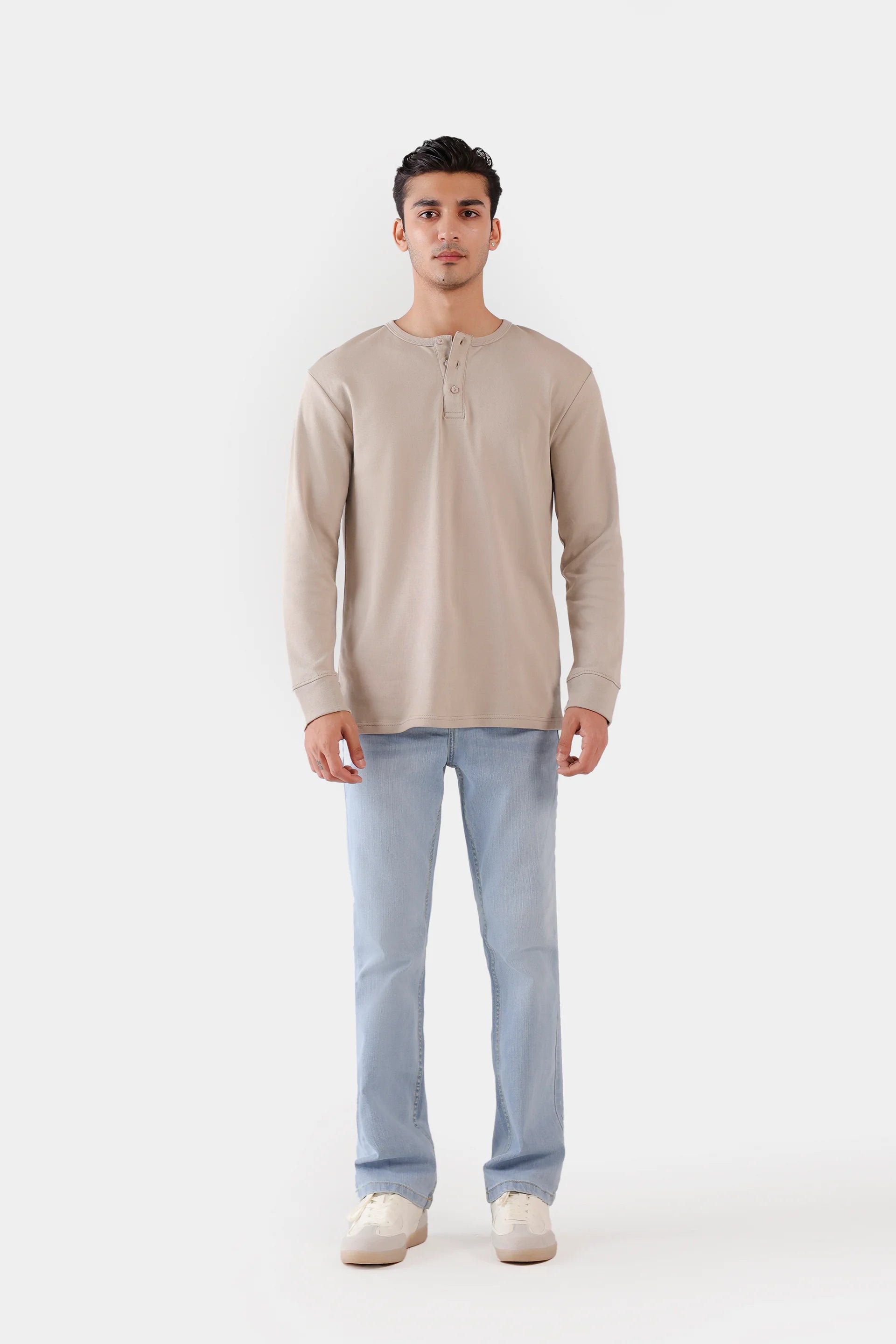 Basic Henley T-Shirt - Cougar Clothing