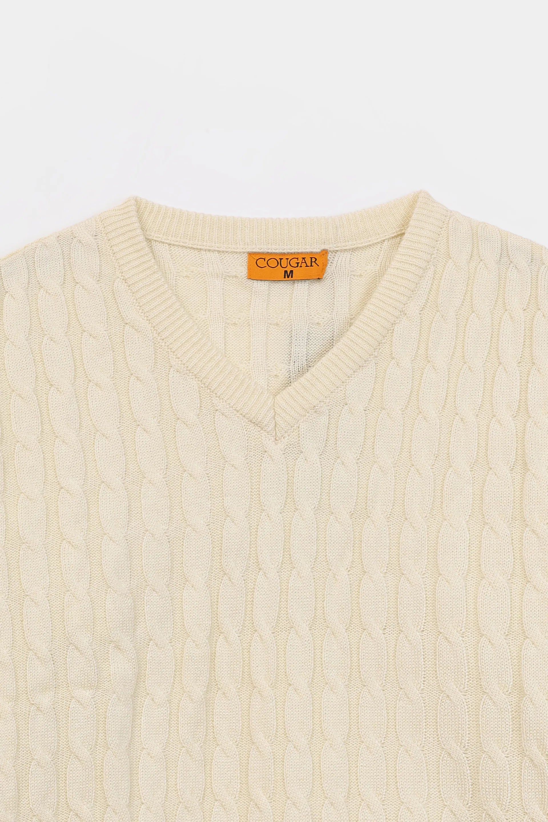 Cable Knit Sweater - Cougar Clothing