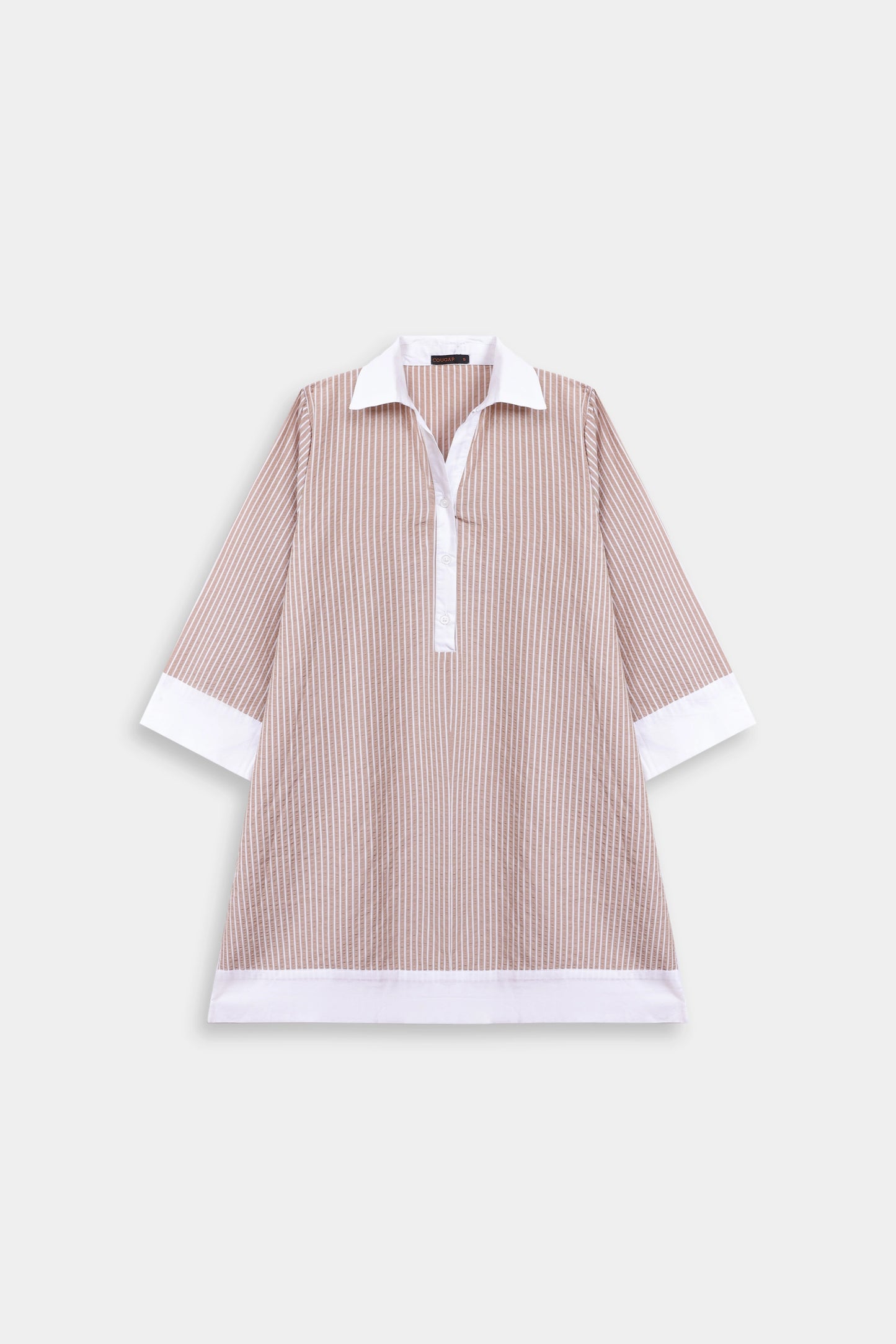Yarn Dyed Striped Tunic - Cougar Clothing