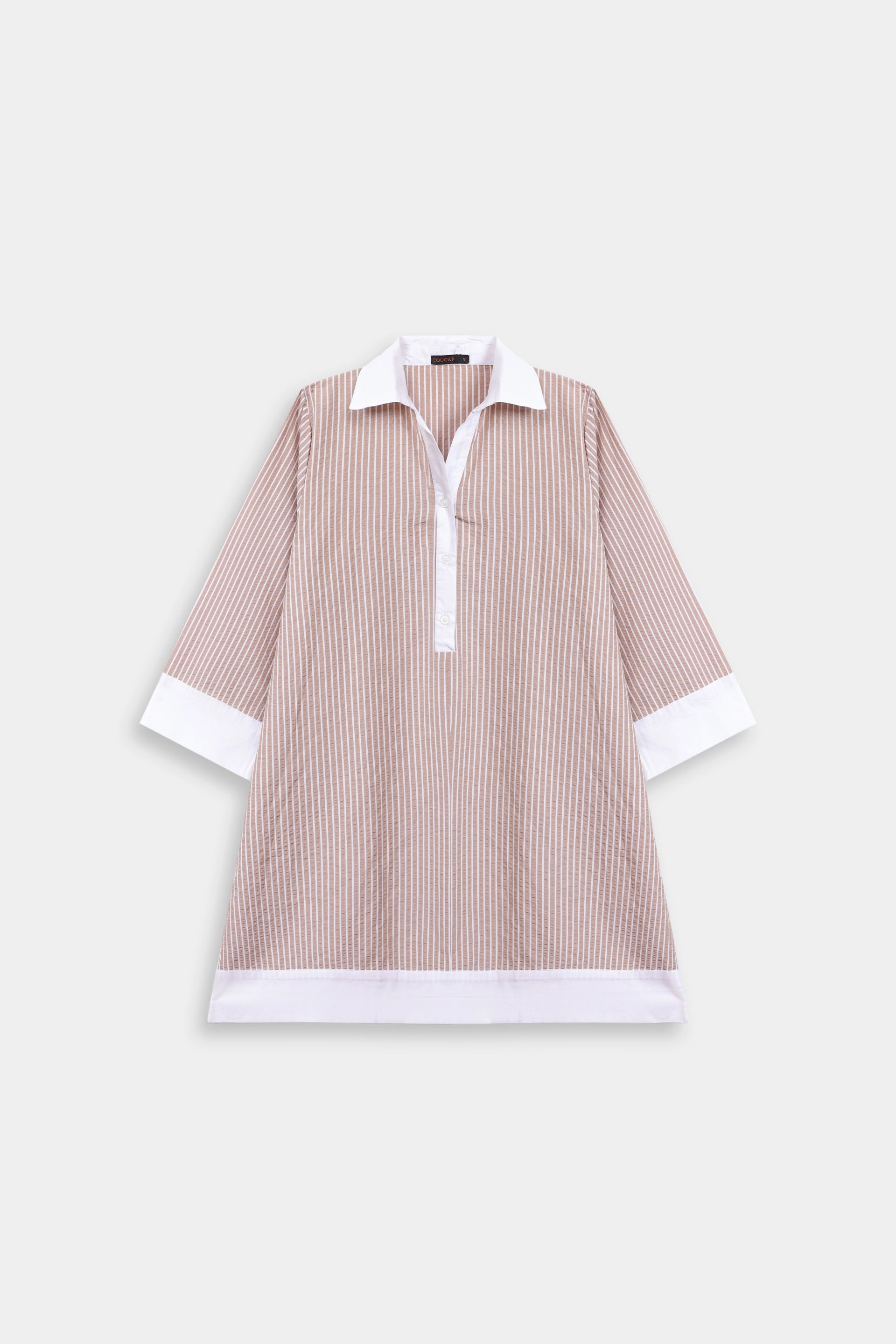 Yarn Dyed Striped Tunic - Cougar Clothing