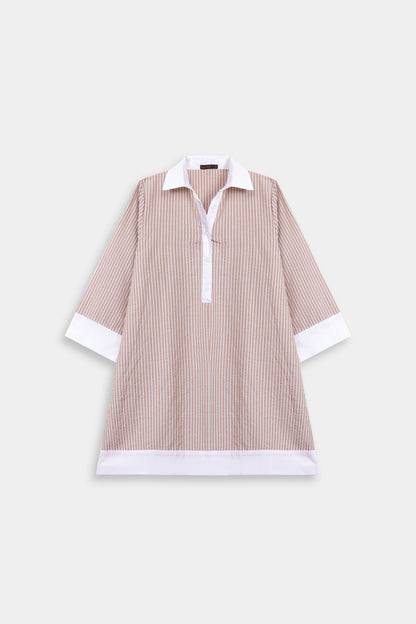 Yarn Dyed Striped Tunic - Cougar Clothing