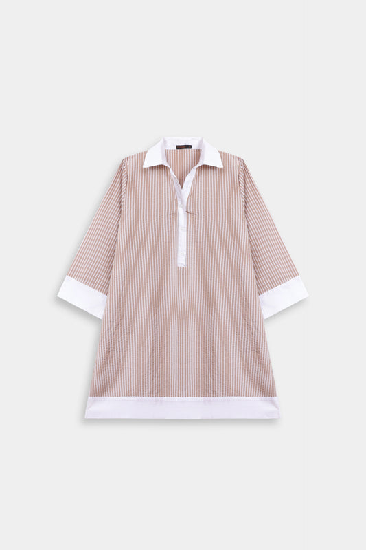 Yarn Dyed Striped Tunic - Cougar Clothing