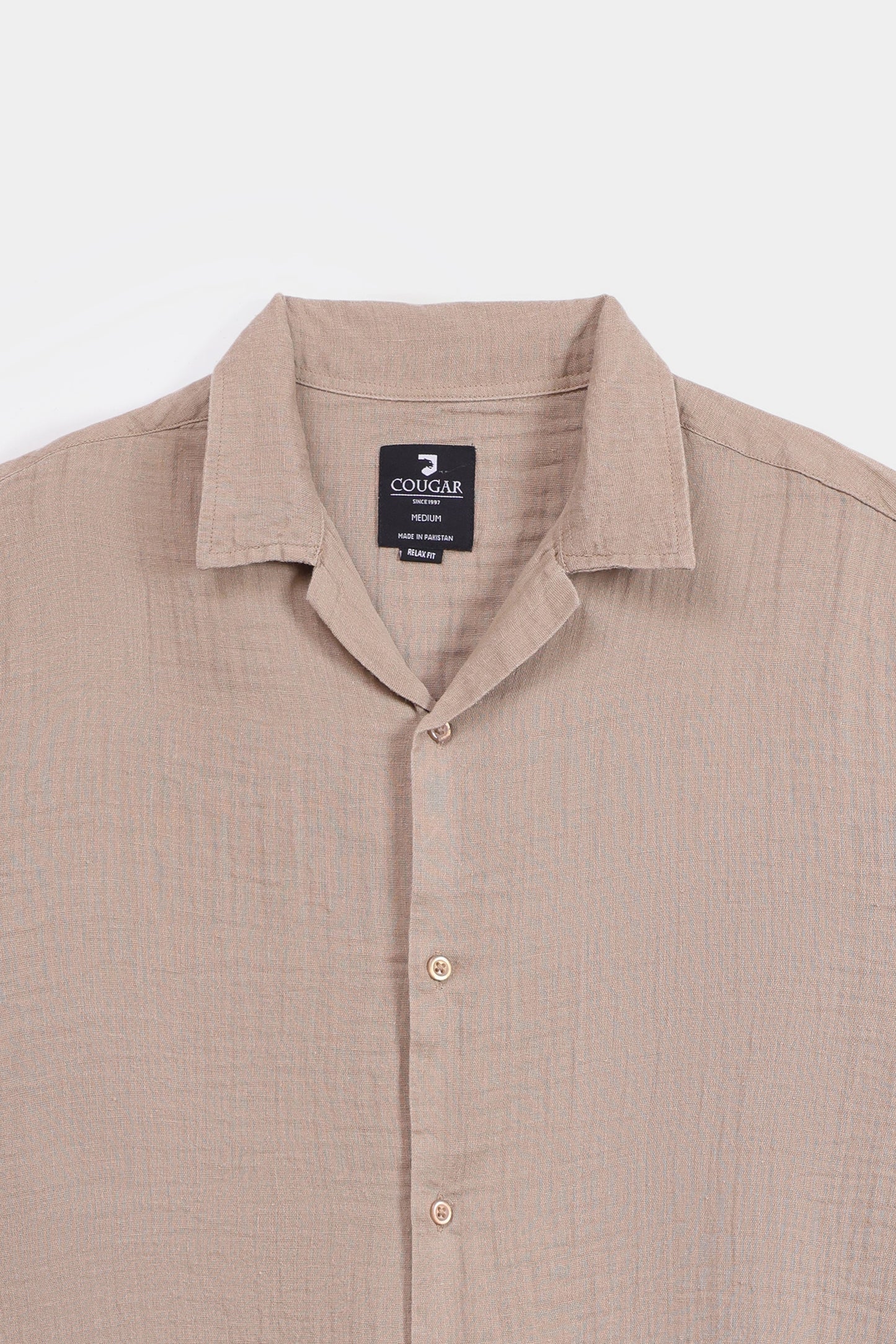 Muslin Resort Collar Shirt - Cougar Clothing
