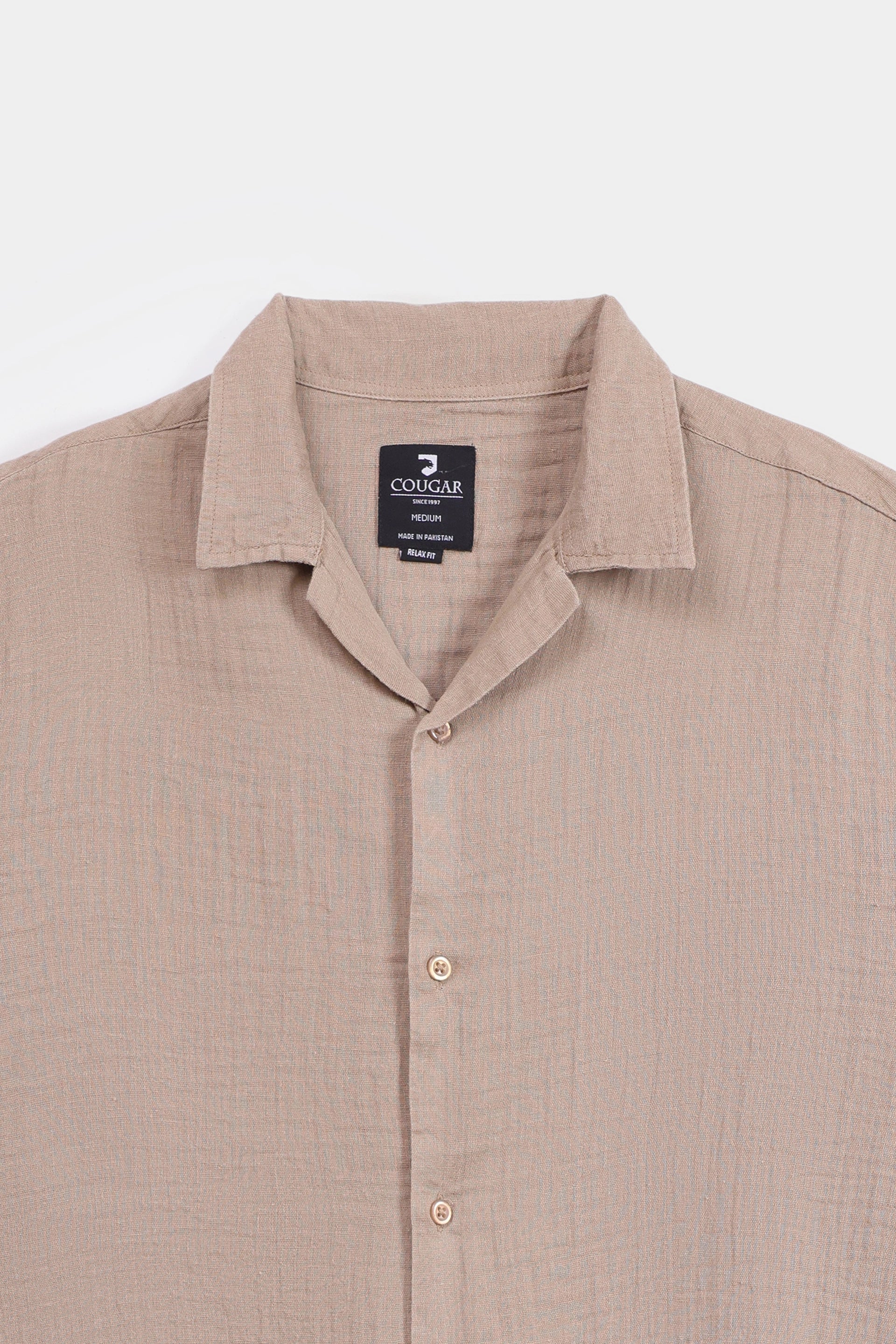 Muslin Resort Collar Shirt - Cougar Clothing