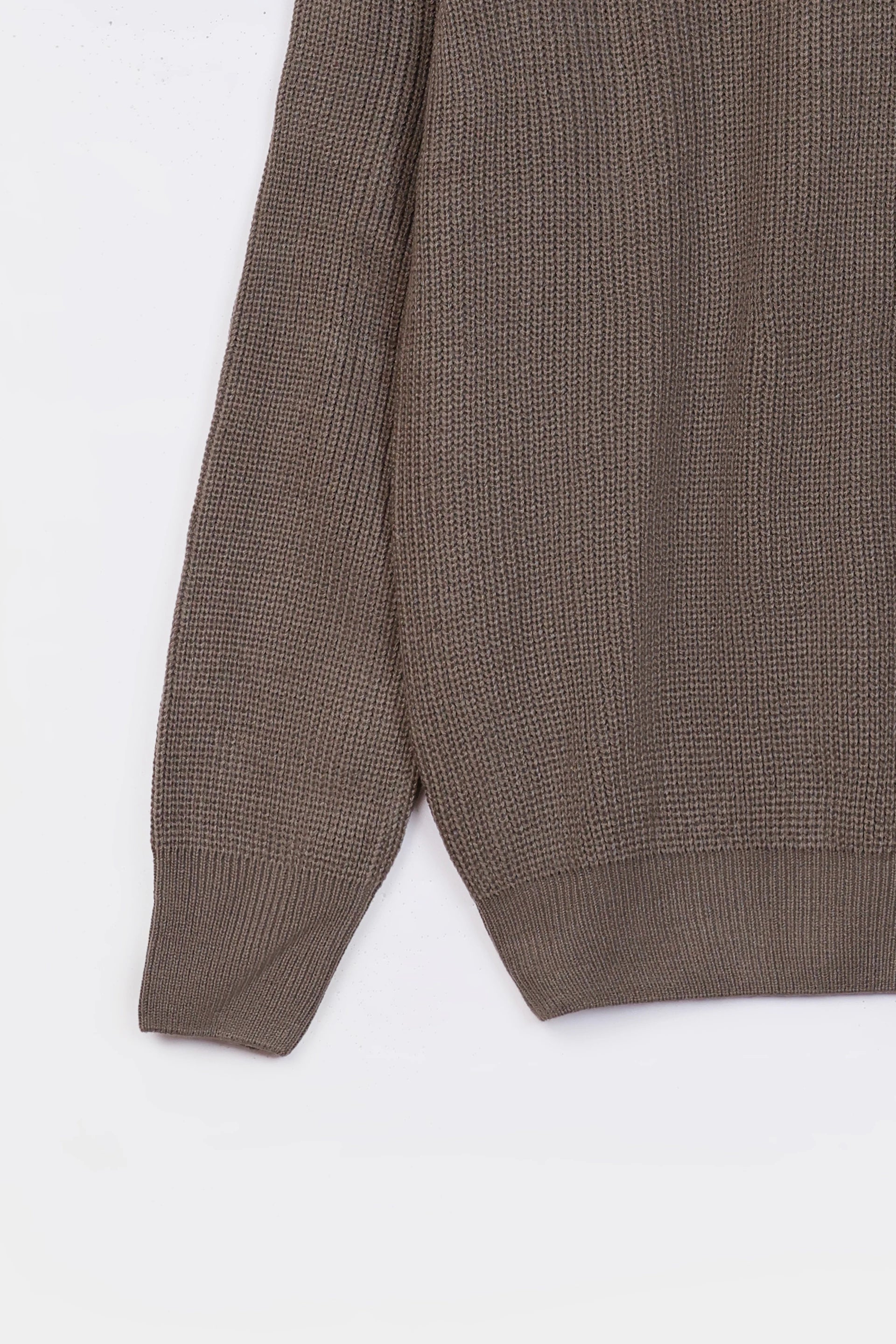 Mock Neck Knitted Sweater - Cougar Clothing