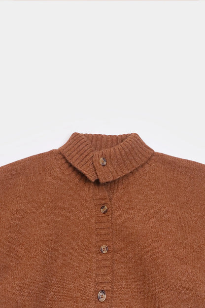 Button-Down Capelet Cardigan - Cougar Clothing