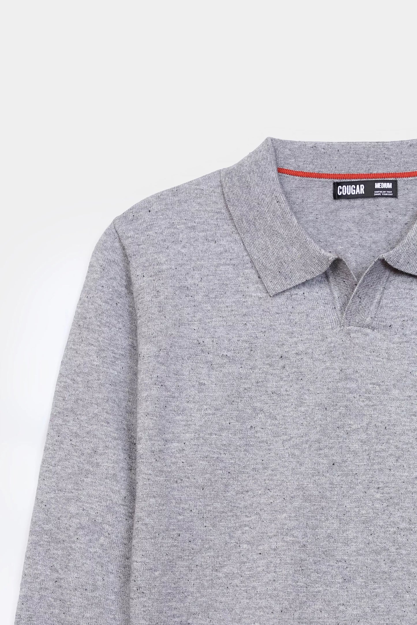 Textured Polo Sweater - Cougar Clothing