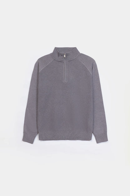 Raglan Quarter Zip Sweater - Cougar Clothing