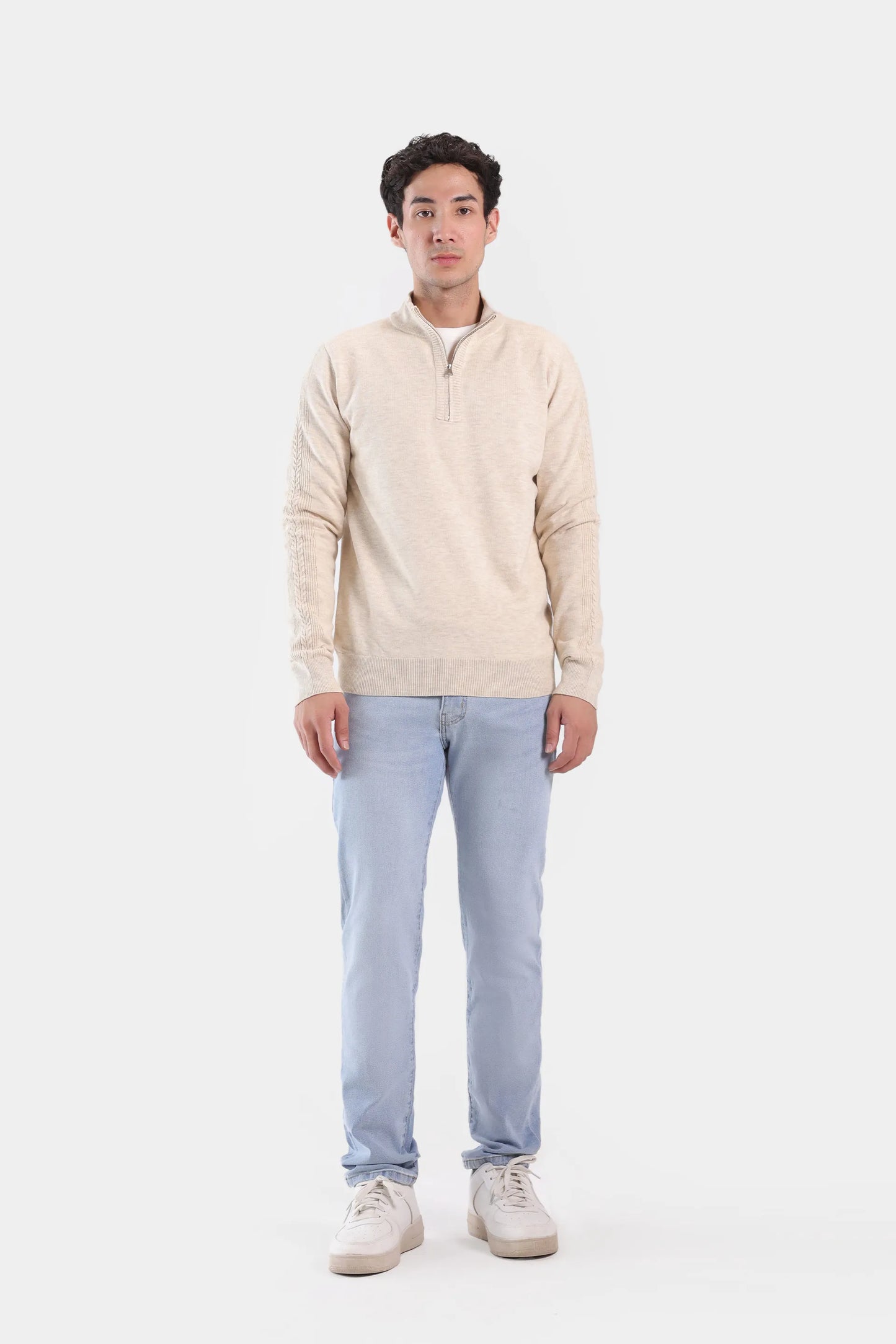 Quarter Zip Sweater - Cougar Clothing