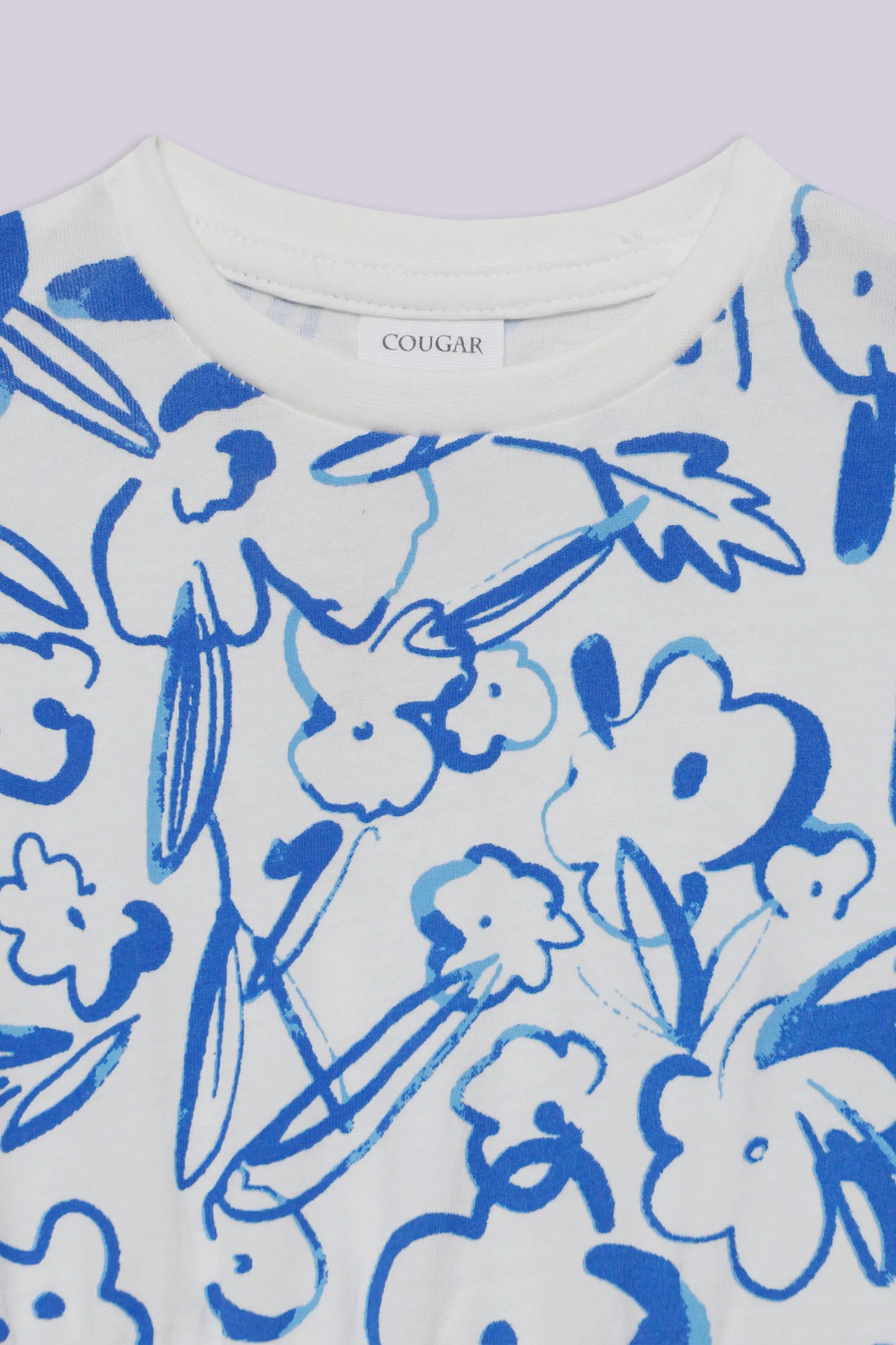 All Over Printed Knitted Dress - Cougar Clothing