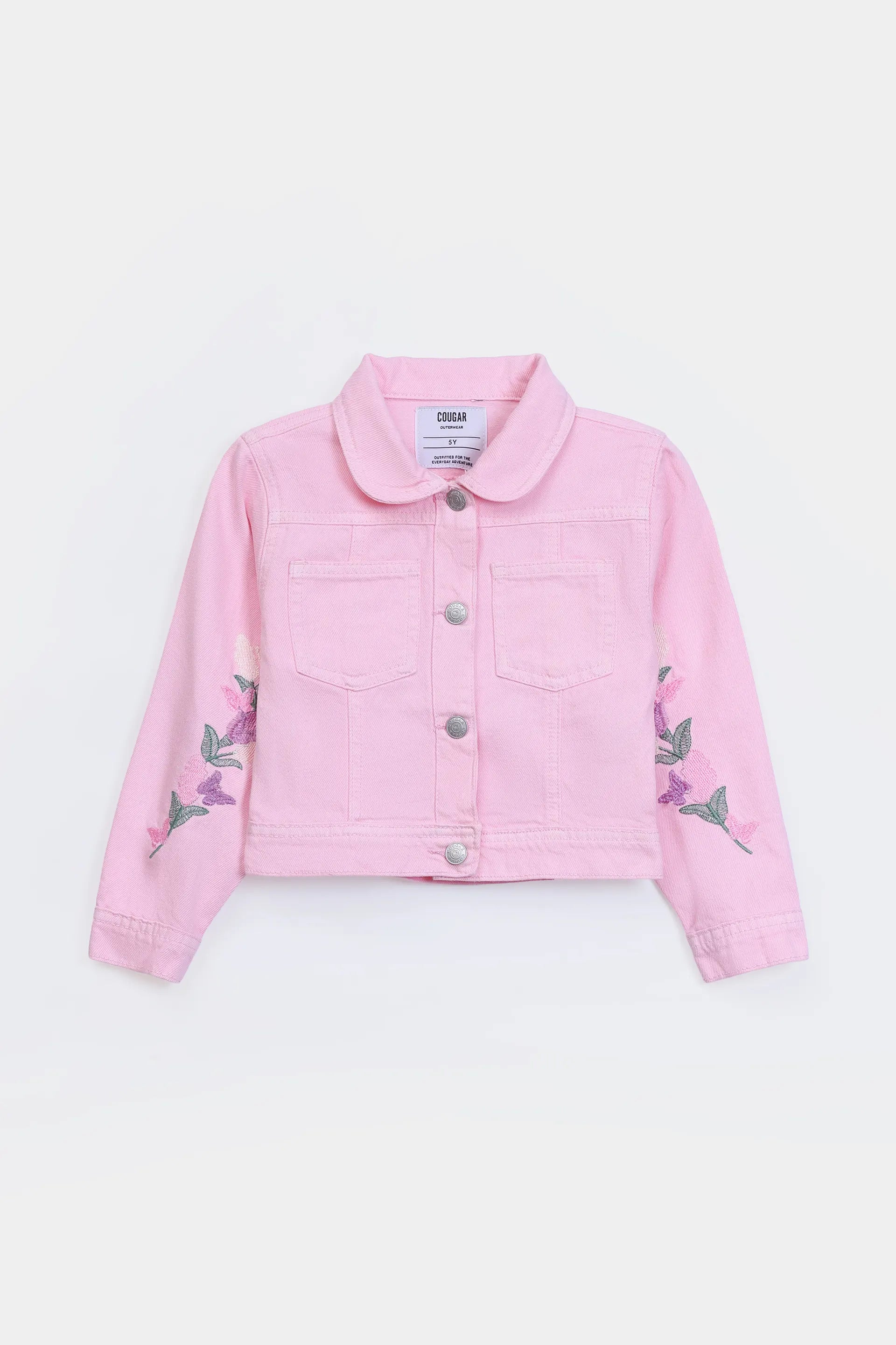 Floral Embroidered Jacket - Cougar Clothing