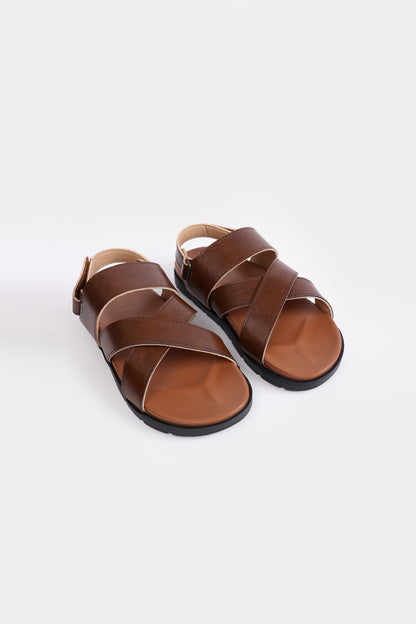 Faux Leather Sandals - Cougar Clothing