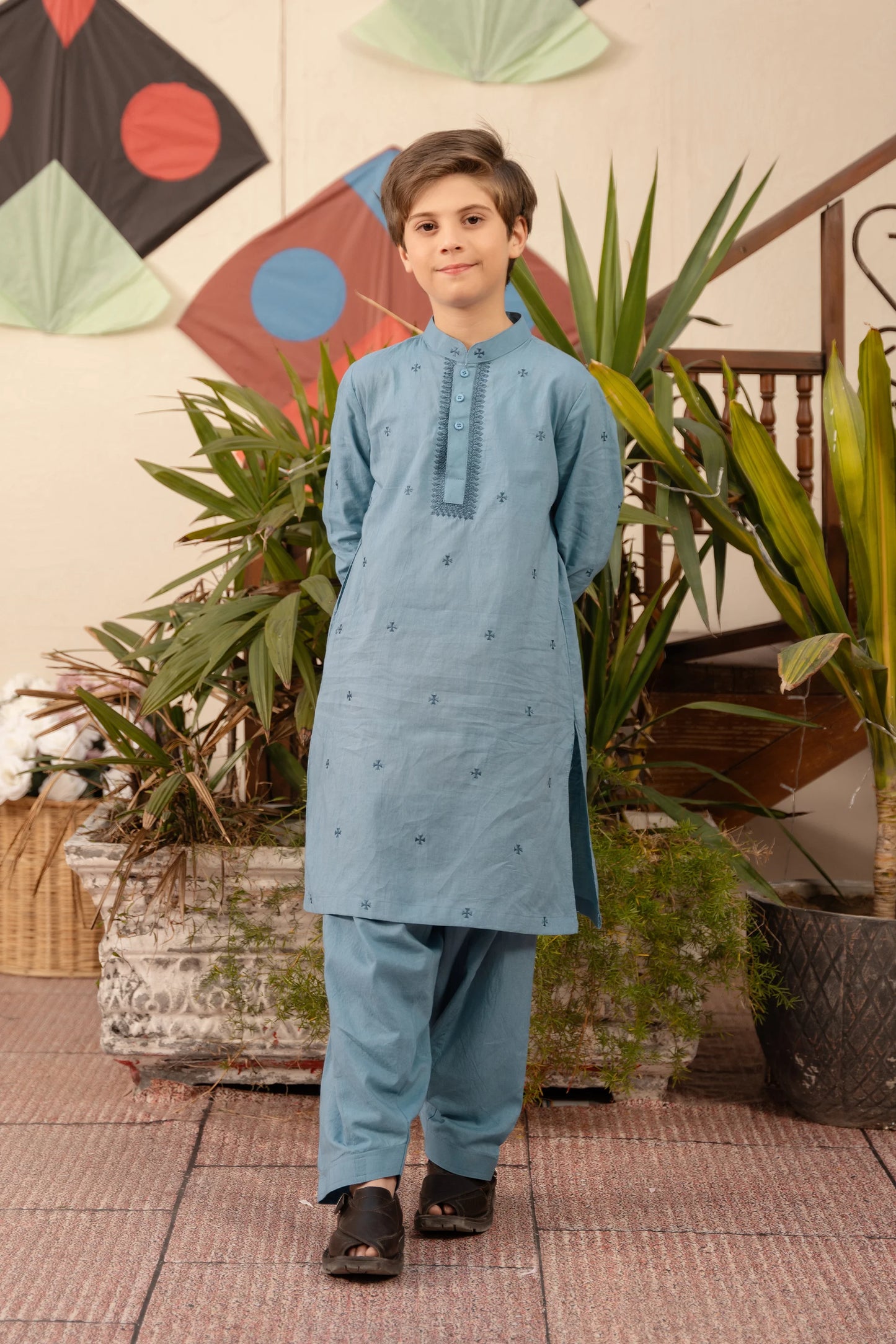 Embroidered Kurta Shalwar - Cougar Clothing