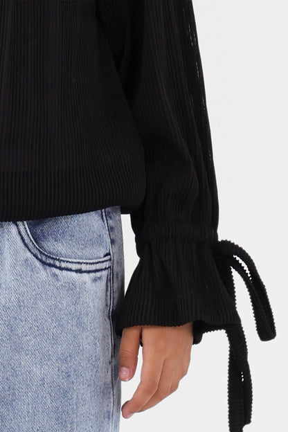 Textured Raglan Top - Cougar Clothing