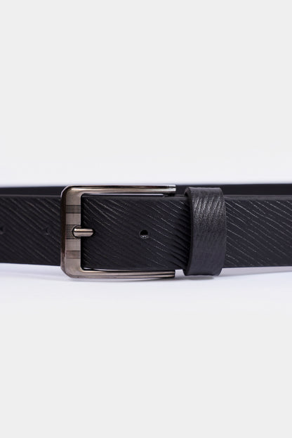 Textured Leather Belt - Cougar Clothing