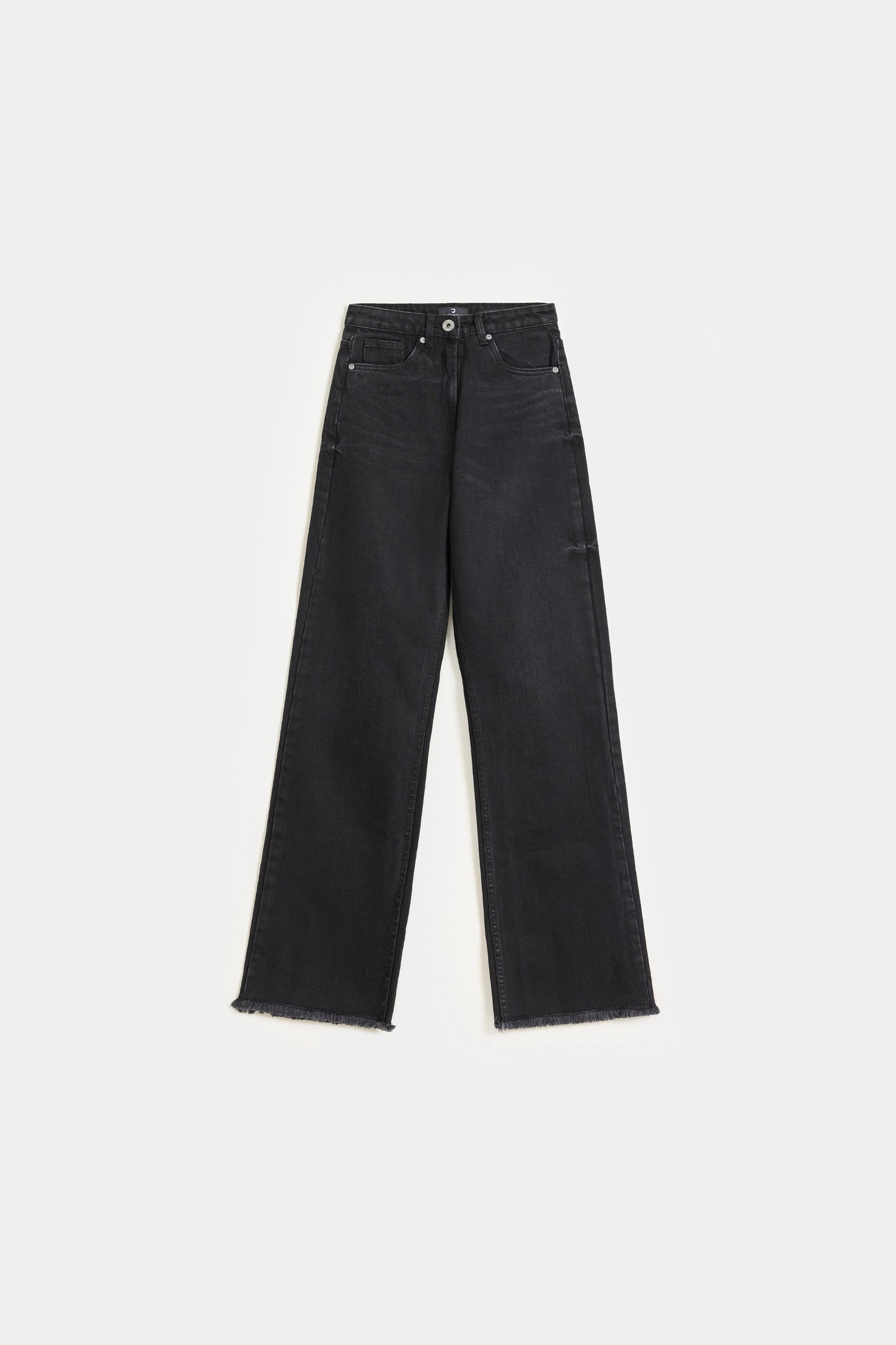 Frayed Hem Straight Fit Jeans - Cougar Clothing