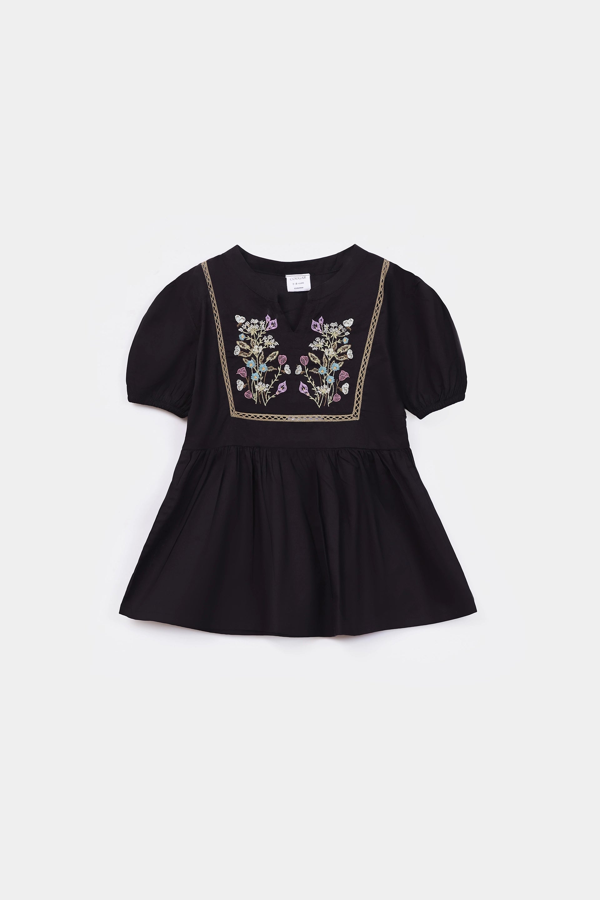 Embroidered Cambric Dress - Cougar Clothing