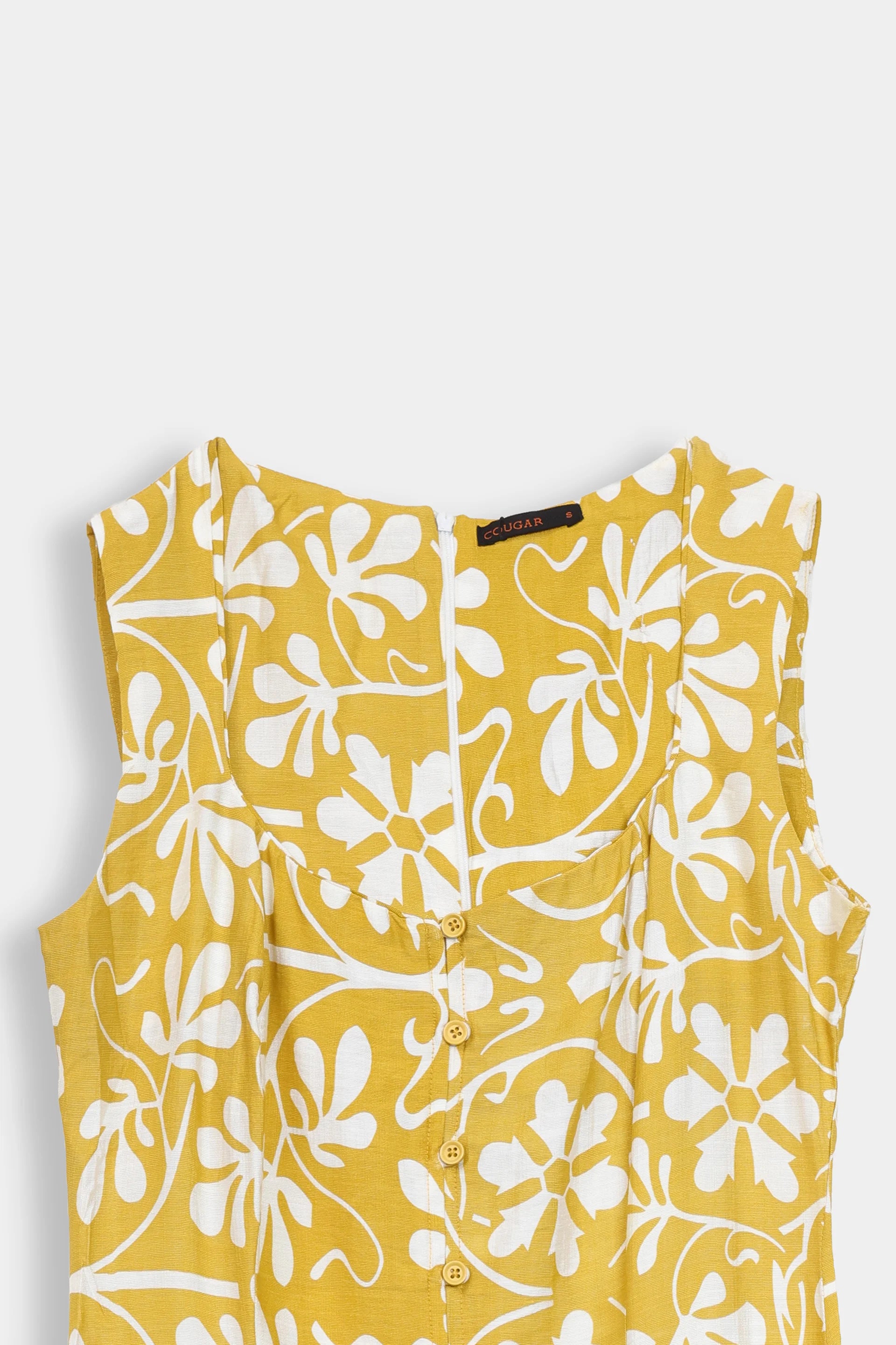 Printed Long Dress - Cougar Clothing