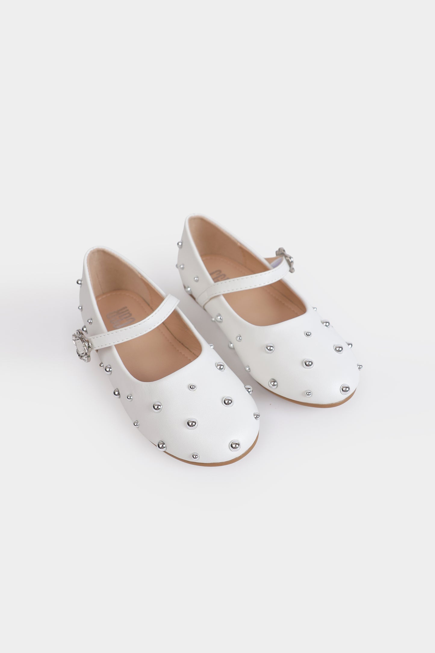 Studded Ballet Flats - Cougar Clothing