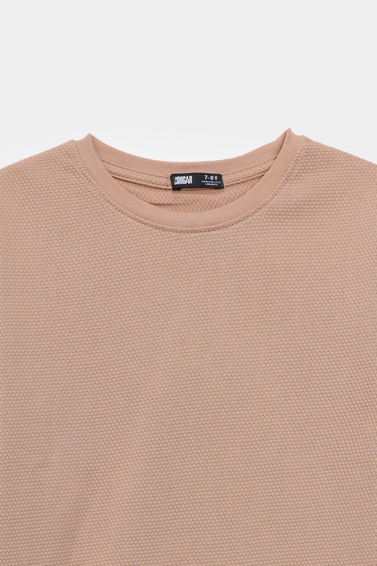 Popcorn Knit T-Shirt - Cougar Clothing