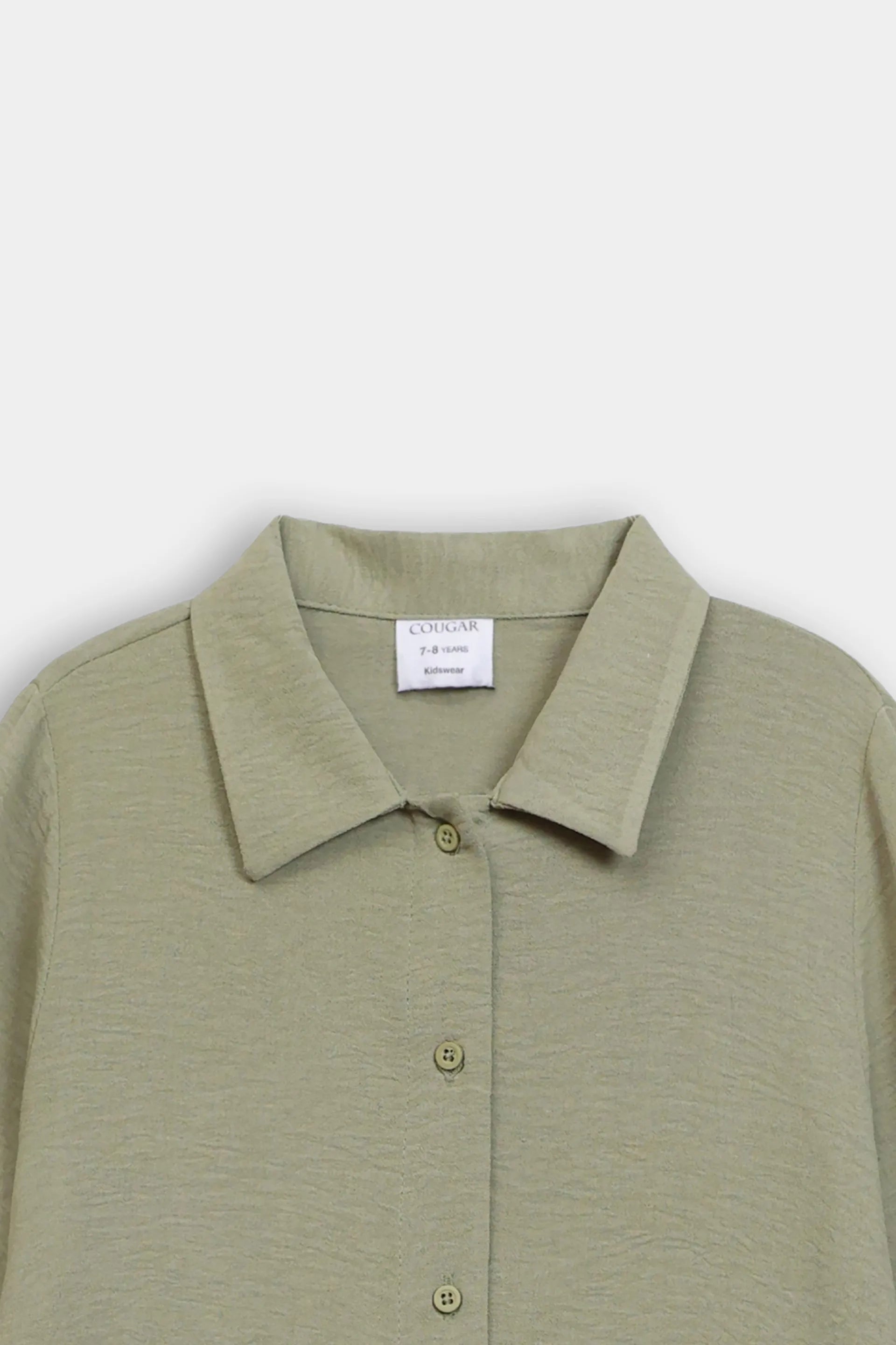 Cotton-Mix Crushed Shirt - Cougar Clothing