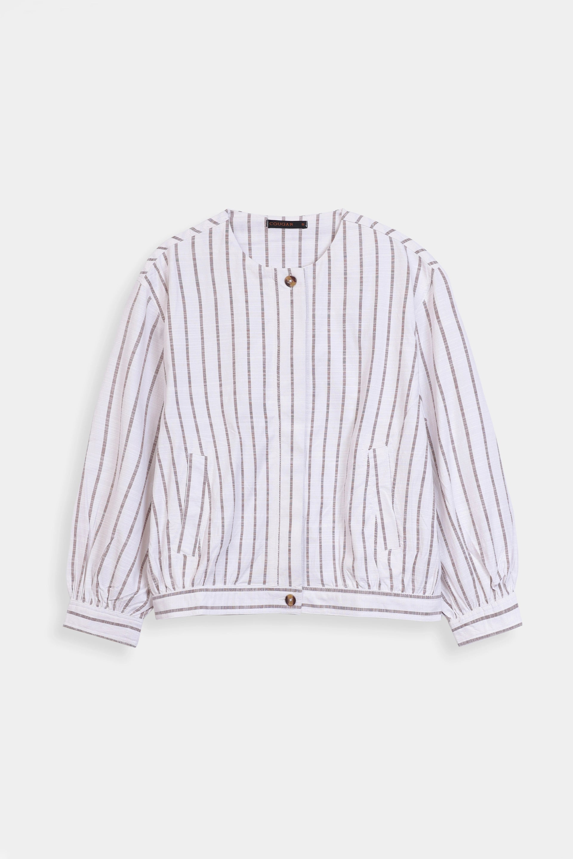 Yarn Dyed Striped Top - Cougar Clothing