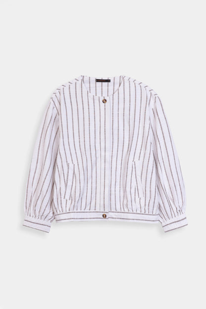 Yarn Dyed Striped Top - Cougar Clothing