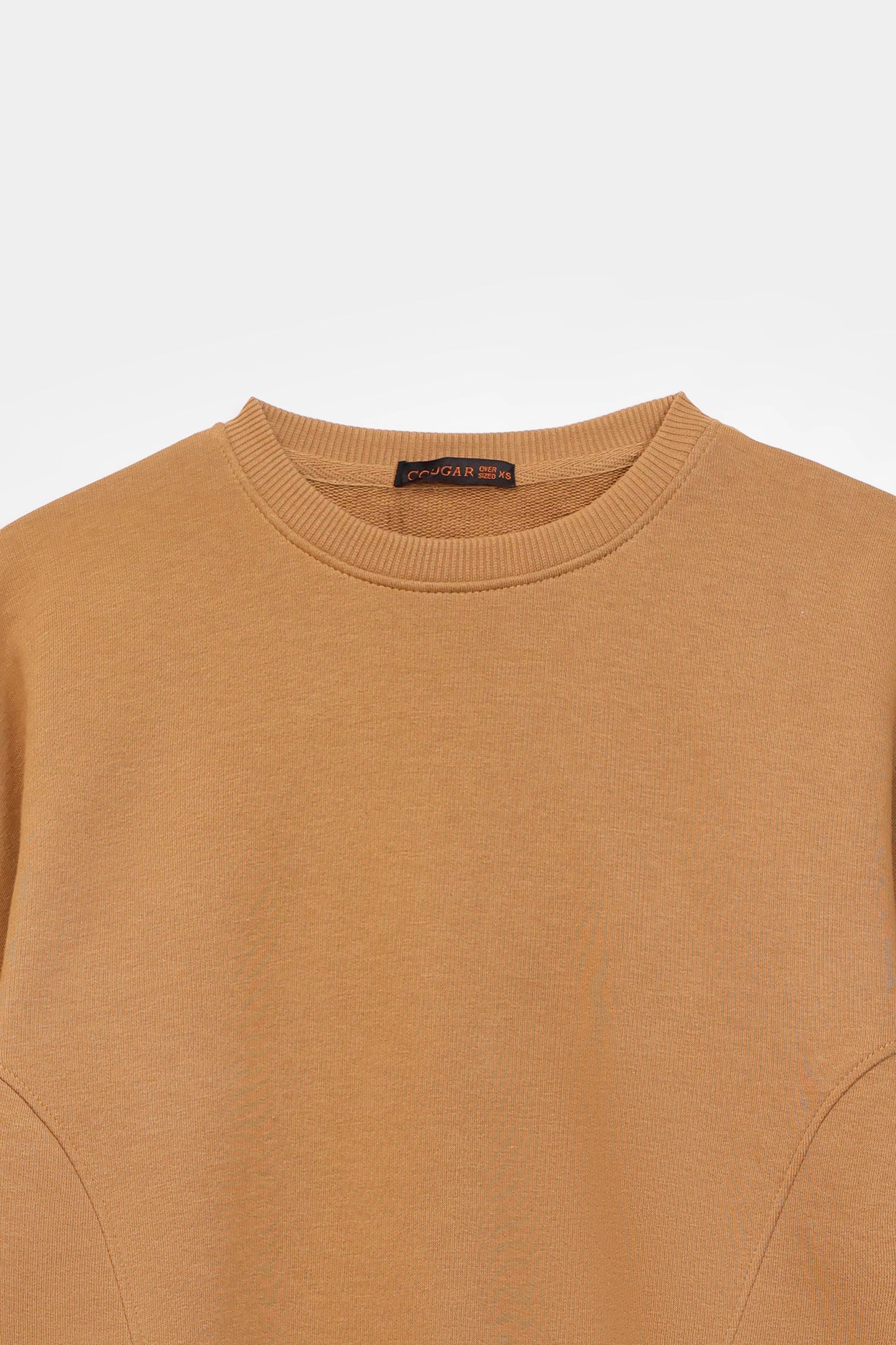 Basic Paneled Sweatshirt - Cougar Clothing