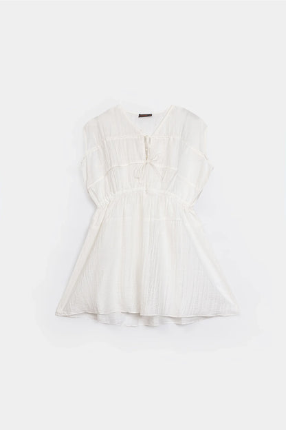 Drawstring-Detail Dress - Cougar Clothing