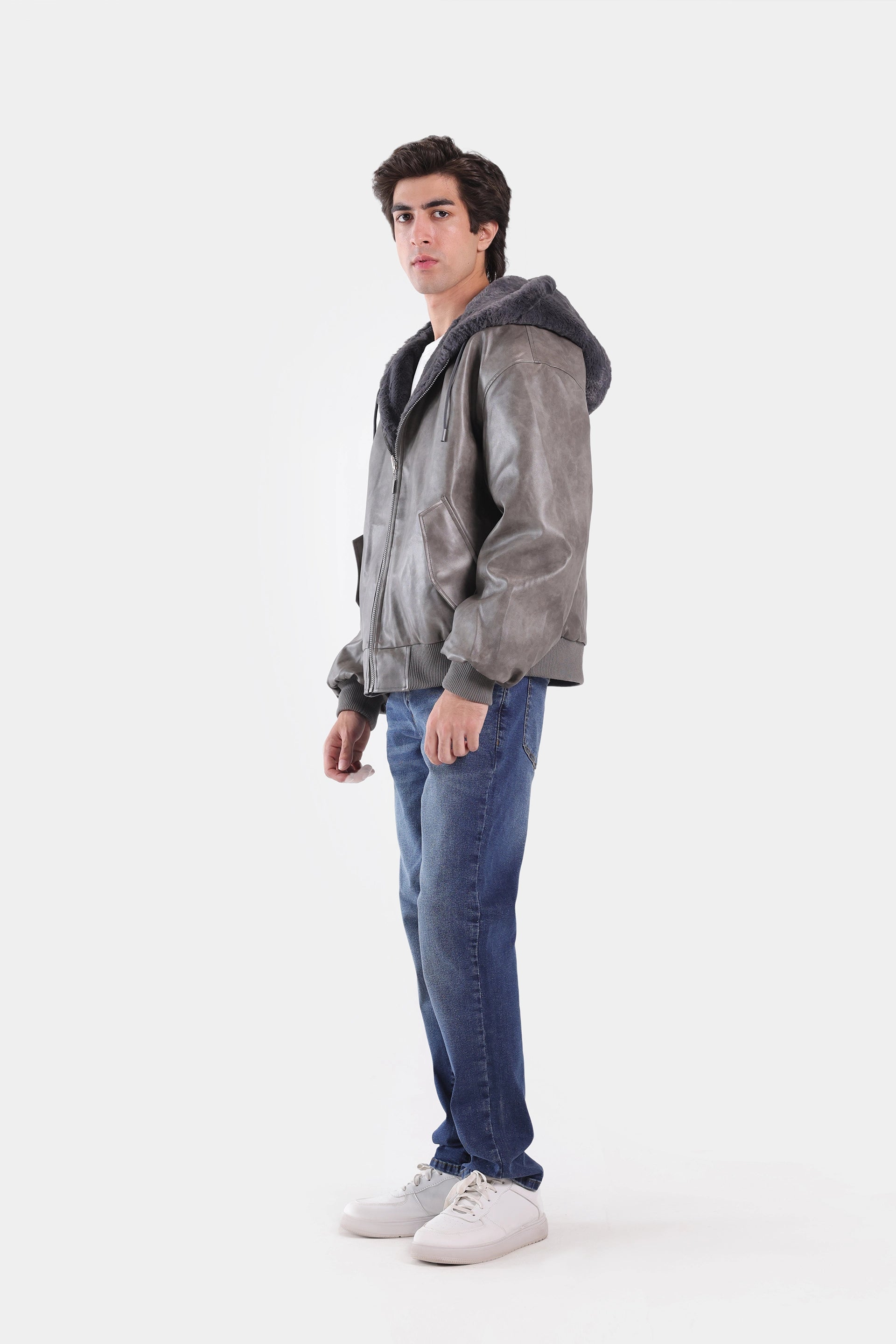 Double Sided Hooded Jacket - Cougar Clothing