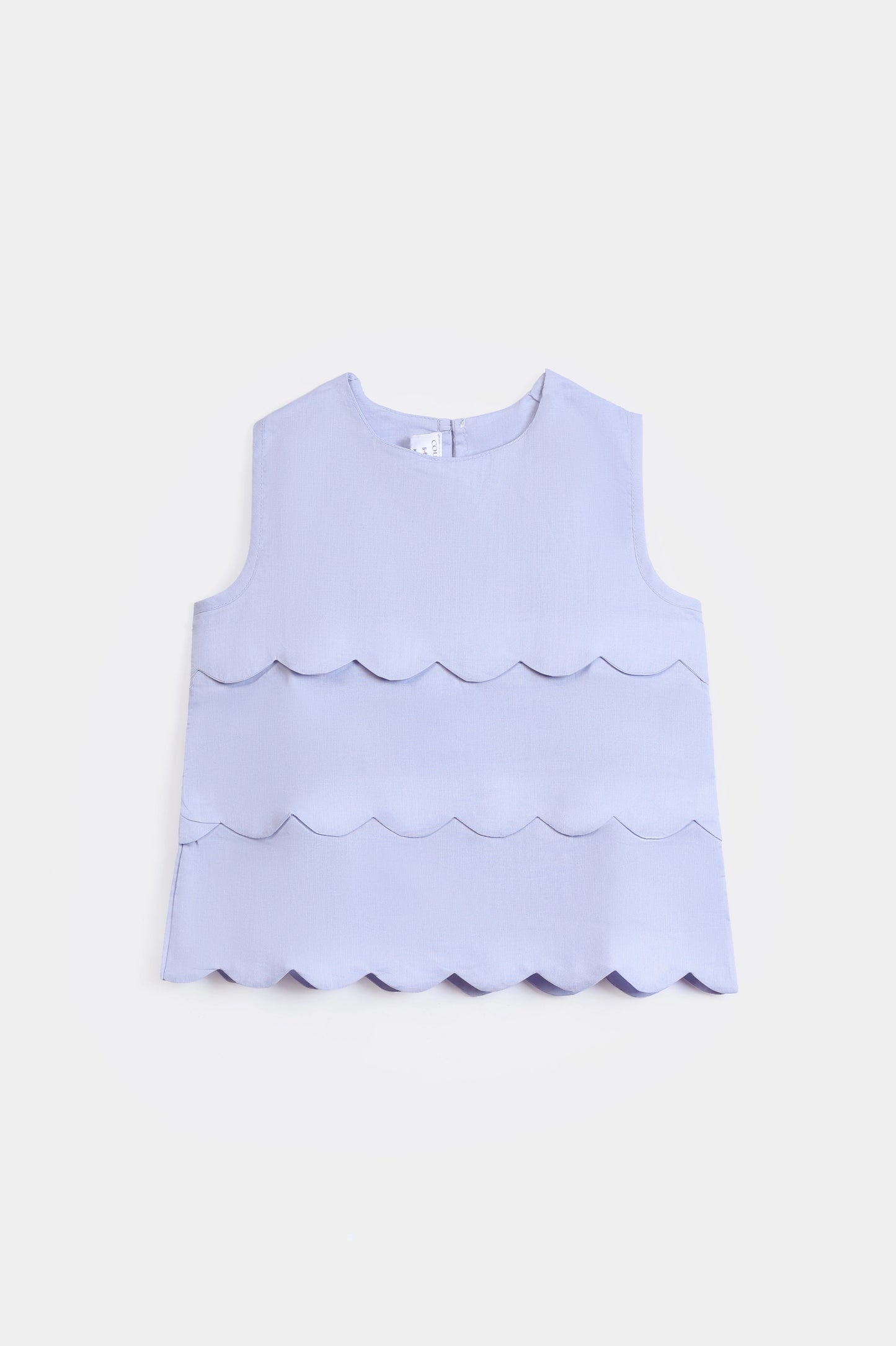 Scallop Lawn Top - Cougar Clothing