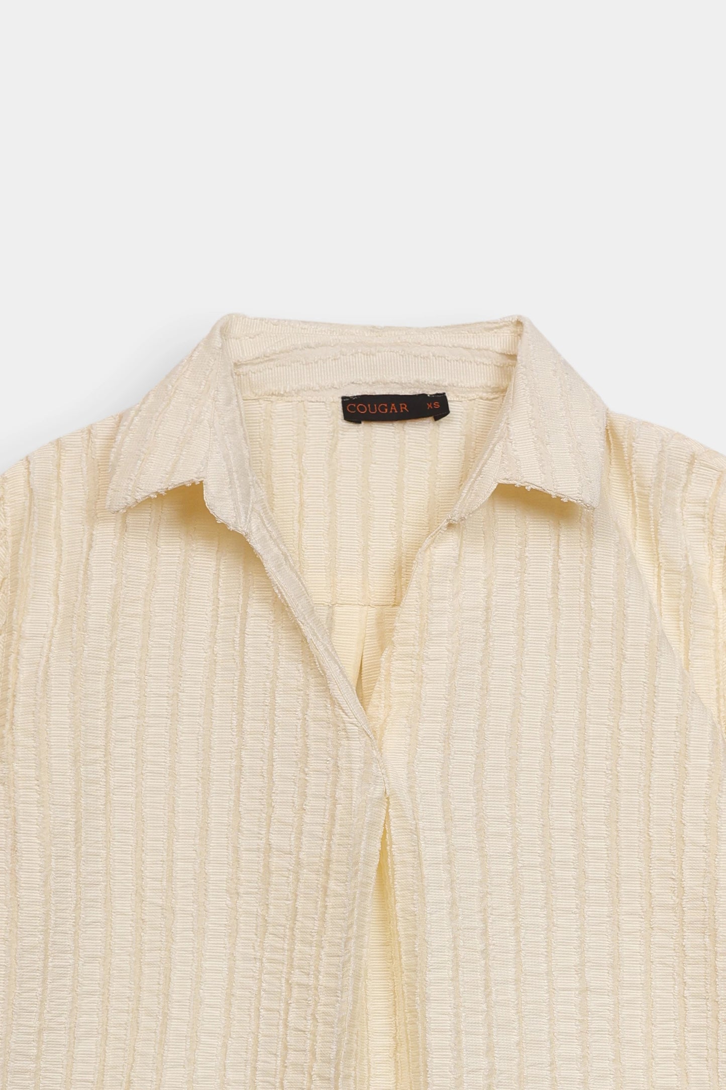 Textured Striped Top - Cougar Clothing