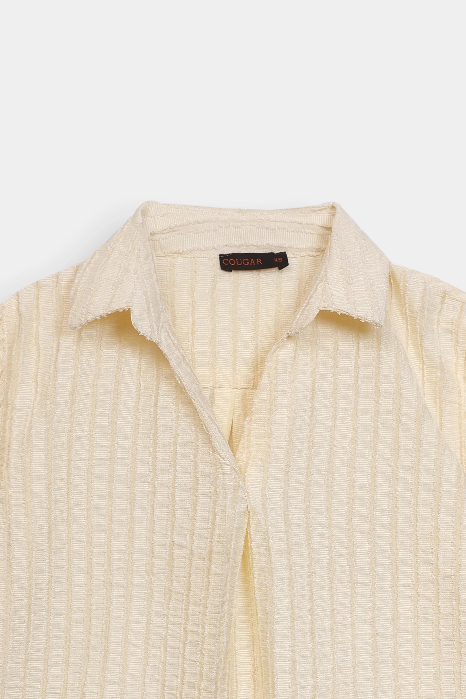 Textured Striped Top - Cougar Clothing