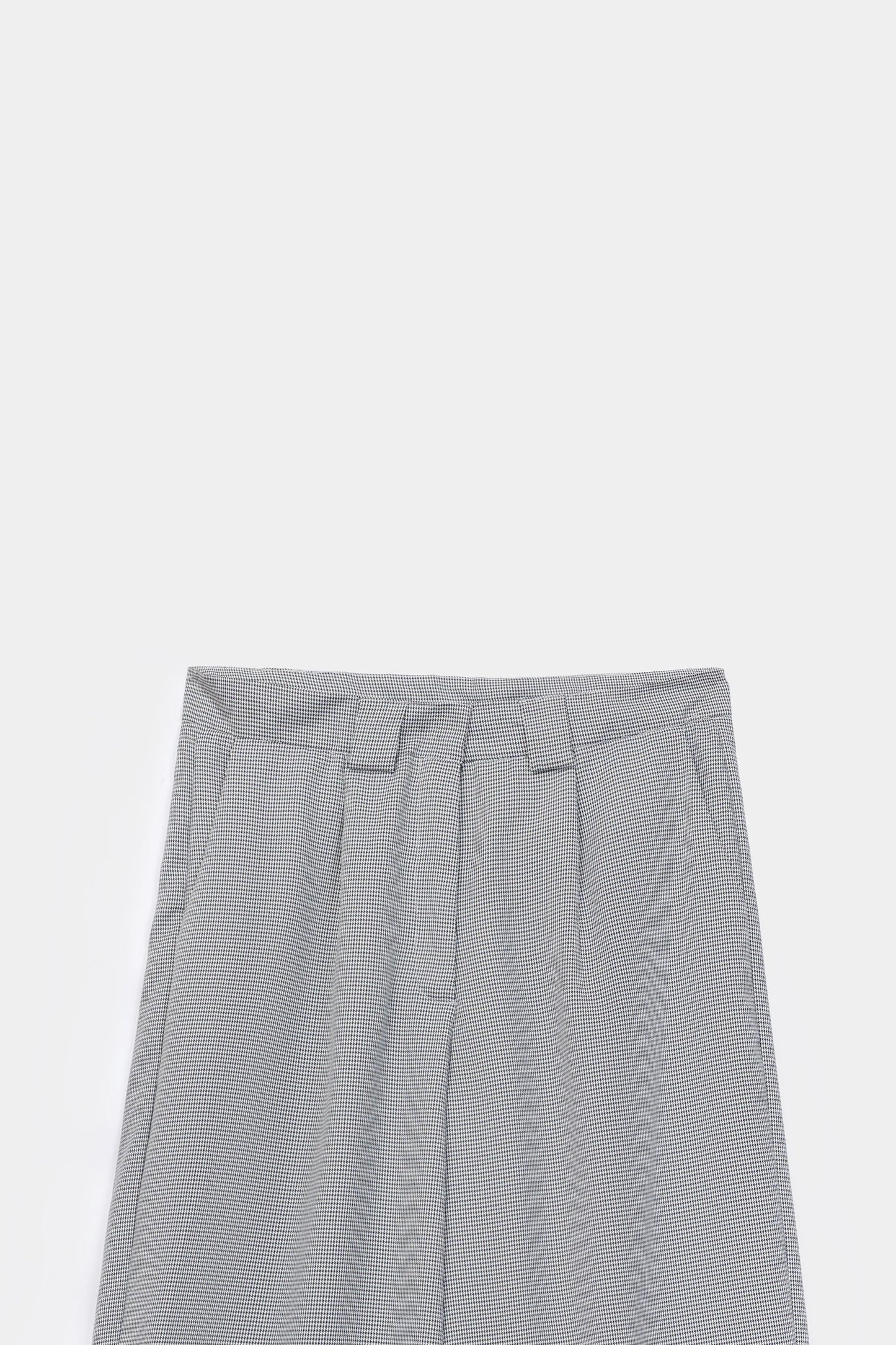 Wool-Mix Houndstooth Trousers - Cougar Clothing
