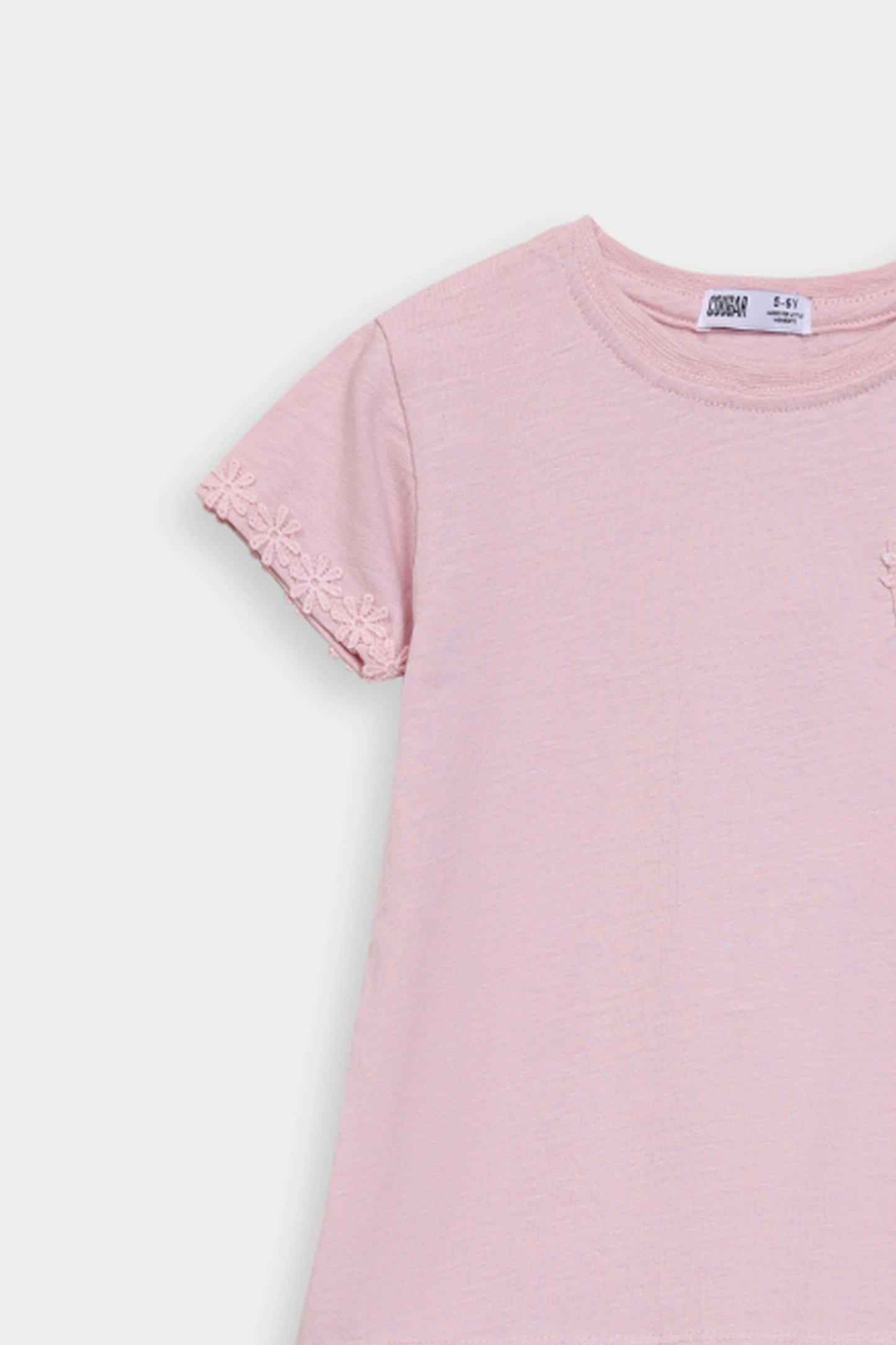 Lace-Detailed T-Shirt - Cougar Clothing