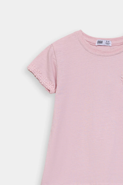 Lace-Detailed T-Shirt - Cougar Clothing
