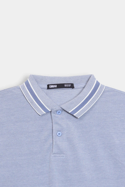 Tipped Pique Polo - Cougar Clothing