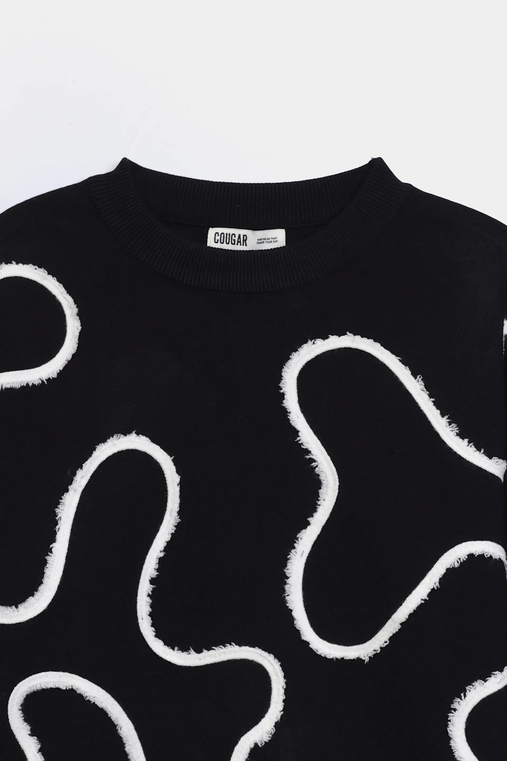 Abstract Wave Sweater - Cougar Clothing