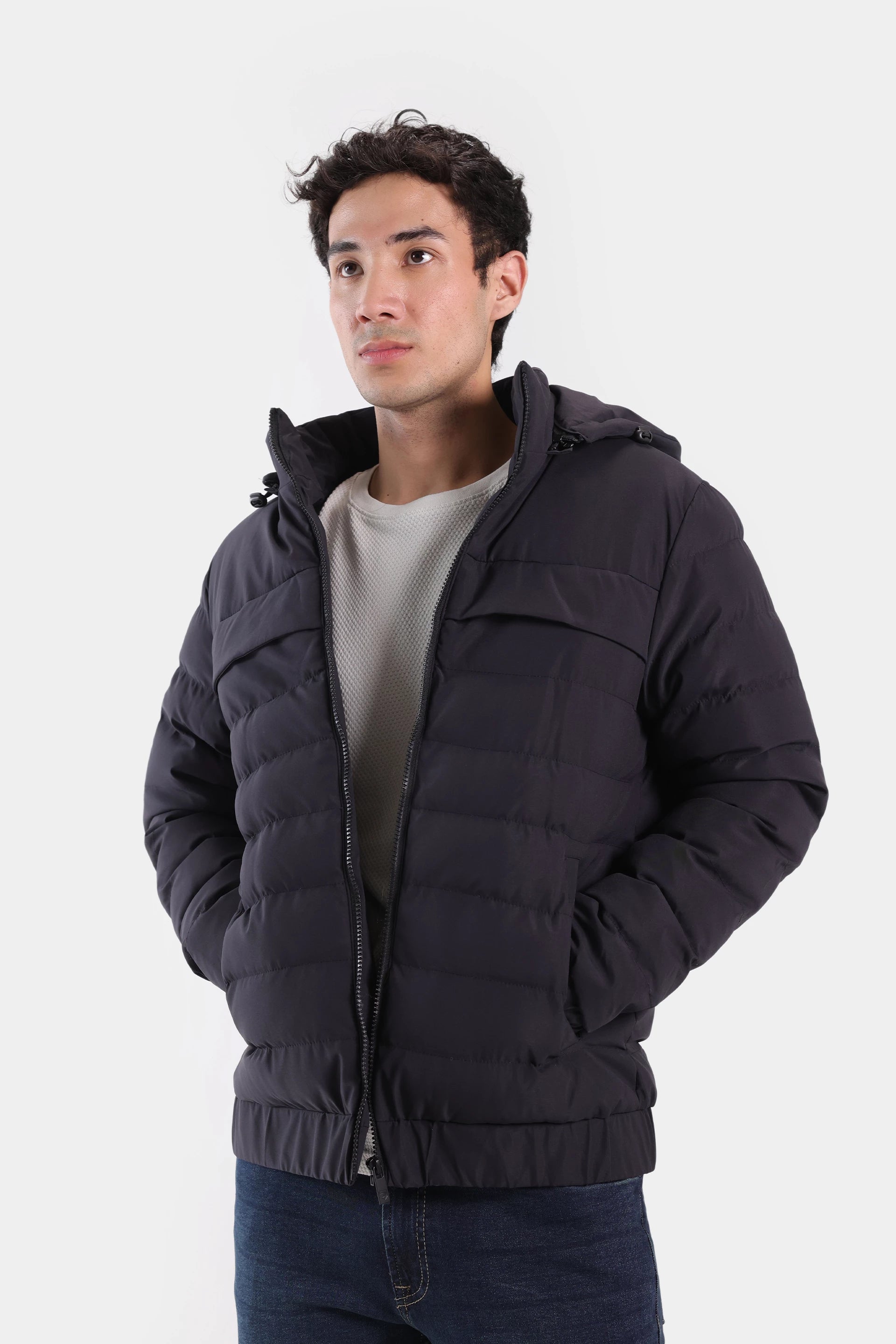 Puffer Hooded Jacket - Cougar Clothing
