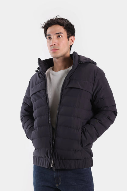 Puffer Hooded Jacket - Cougar Clothing