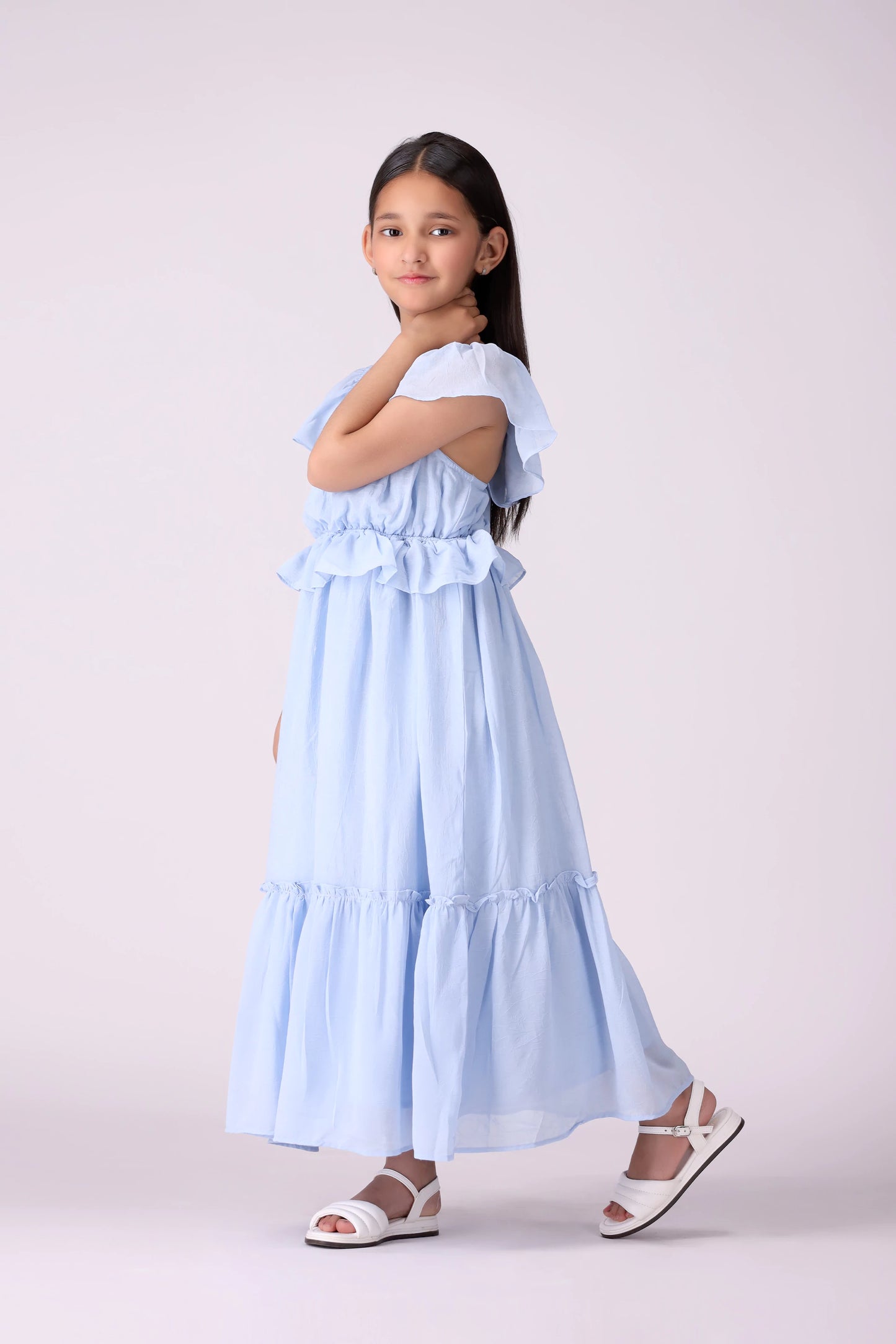 Ruffle Dress - Cougar Clothing